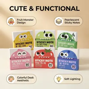 12 boxes of pull-out transparent sticky notes with strong adhesion and no residue. Each sheet can be reused 50 times, with a total of 960 sheets in 12 boxes. Suitable for office work, study, journaling, correcting wrong questions and reading notes.