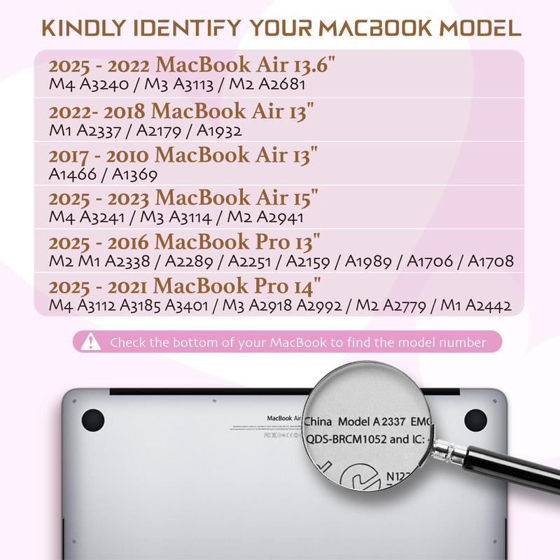 Casing Bee Coquette Aesthetic Hard Shell MacBook Case