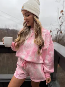 Aspen Pines Pink Camo Crewneck