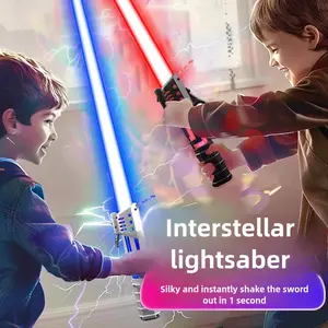Premium Retractable Light Saber – LED Glow & Movie-Style Sound | Rechargeable | Perfect Gift or Display Piece