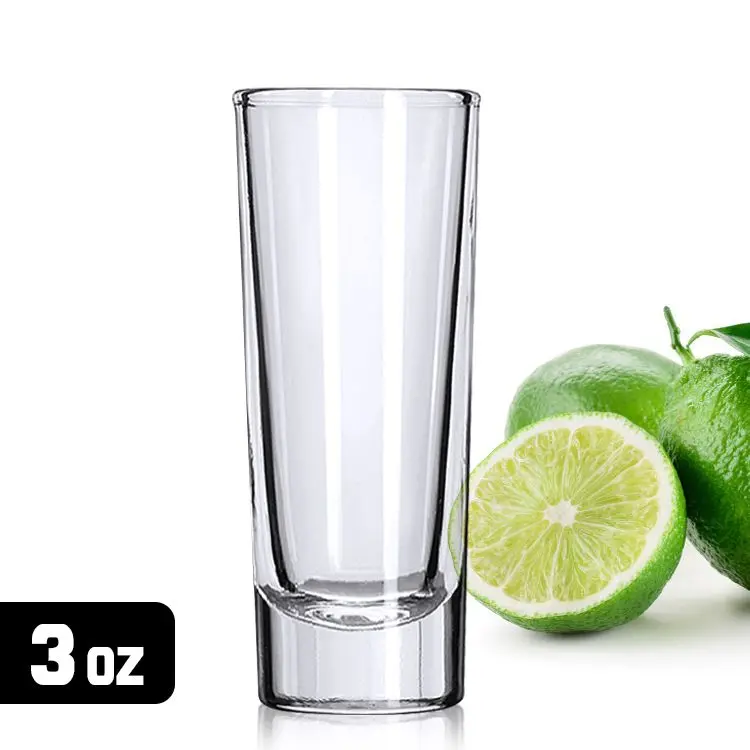 Shot Glass Transparent Sublimation 3 Oz