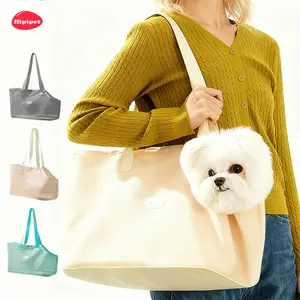 [HipiPet] Portable Pet Carrier Backpack – Lightweight, Breathable & Waterproof Travel Bag for Small Dogs & Cats, Durable Teslin Fabric