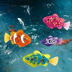 Electronic Pet Fish, Glow Water Sensor Simulation, Bath Play Toy, Electric Tropical Fish, Stem Animal Education Model, Creative Gift