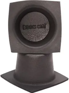 Design Engineering 050330 Boom Mat Speaker Baffles, 6.5" Round (Pack of 2), Black