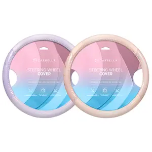 Carbella Holographic Crackle Steering Wheel Cover, Chic Stylish Shine, Fits Standard Wheel 14.5-15.5 Inches