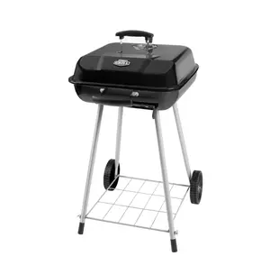 Expert Grill 17.5 Inch Charcoal Grill with Wheels and Adjustable Dampers