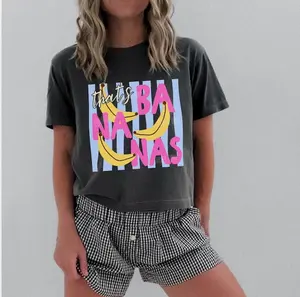 That’s Bananas Comfort Colors Shirt, Summer Fruit Tshirt, Food Pun Shirt, Retro Graphic Tee, Trendy Summer Shirt