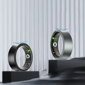 Unisex Smart Ring Health Tracker with, Sleep & Fitness Tracker Suitable for Men & Women, Long Battery Life Activity Monitor, Step Counter, Sleep Tracker, App-Controlled Device