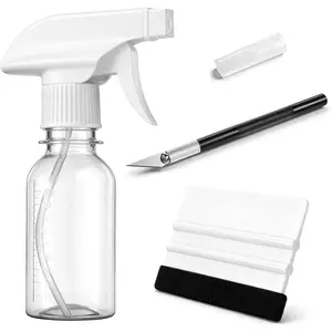 3 Pcs Window Tint Installation Kit for Car & Glass, Easy to Apply, Includes Carving Knife Felt Squeegee 100ML Spray Bottle