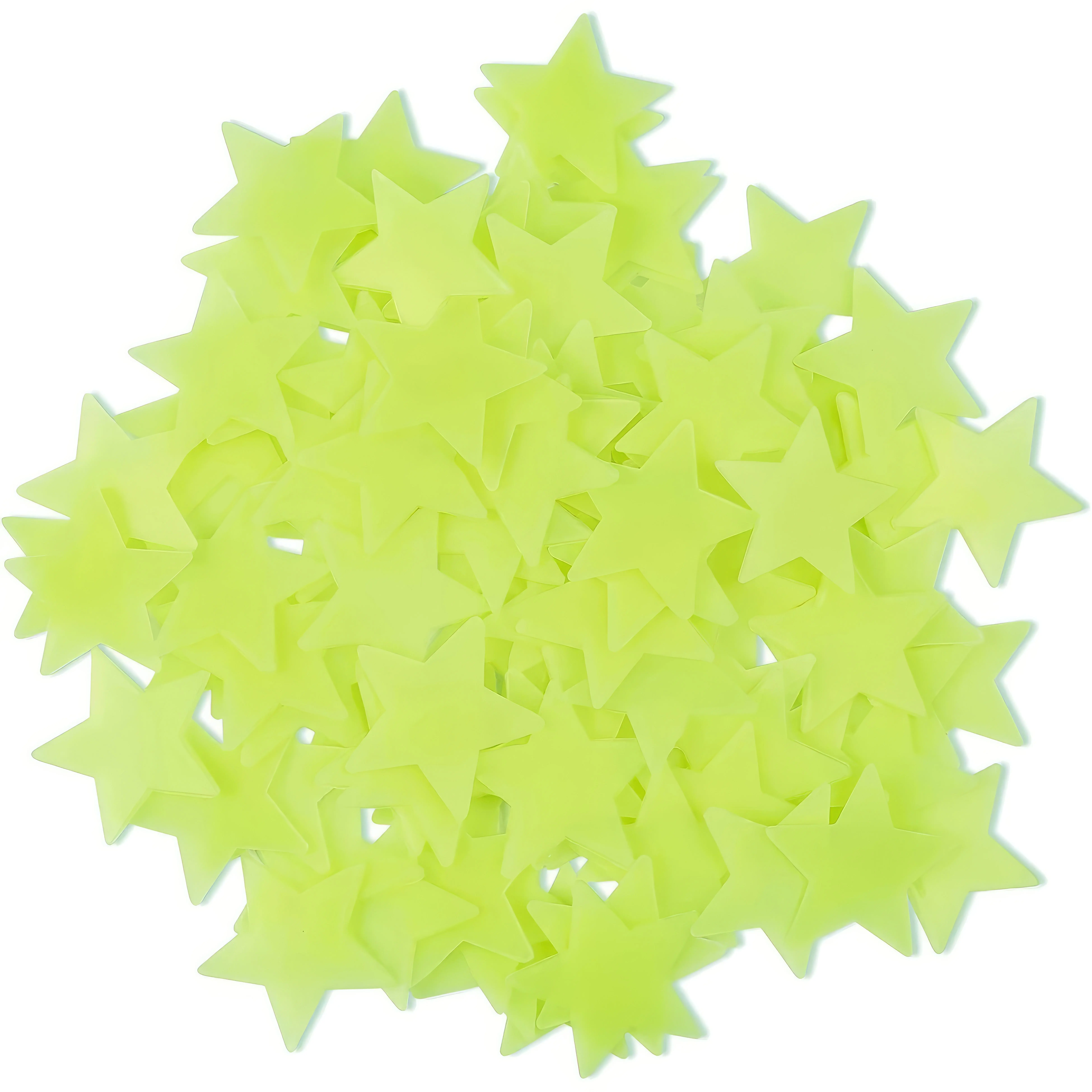 100-Pieces Bright Yellow Star Confetti - Easy-to-Use, Shiny Festive Party Supplies for Celebratory Decorations, Crafts Projects