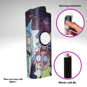 FLKR LYTR: R&M Fidget Spinner case for Bic Lighter FLKR LYTR: R&M Fidget Spinner case for Bic Lighter