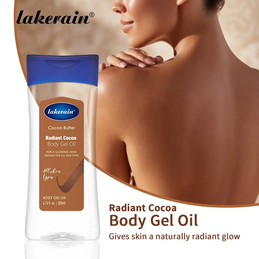 Cocoa Butter Body Scented Oil, Deeply Nourishing, Lightweight Hydration, Moisturizing, Body Care & Skin Care, Warm Cocoa & Floral Scent, Skincare