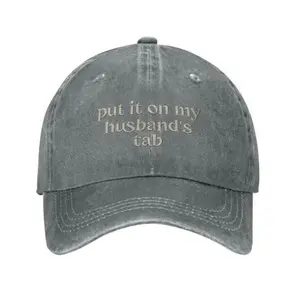 Unisex put it on my husbands tab  Letter Baseball Cap, Outdoor Sports & Casual,Adjustable Sun Protection Hat