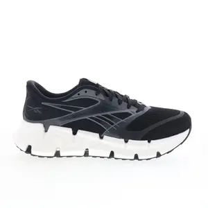 Reebok Floatzig 2 Mens Black Canvas Lace Up Athletic Running Shoes