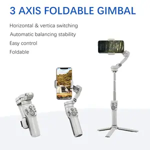 FeiyuTech Vimble 3 Gimbal Stabilizer For Smartphone, 3-Axis Phone Gimbal With Tripod, 7.8" Extension Rod, Portable And Foldable Vlog Stabilizer, For Android HUAWEI SAMSUNG XIAOMI GOOGLE MOTOROLA OPPO VIVO smartphone  And IPhone 16/15/14/13 Pro Max