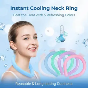 Summer Outdoor Cooling Neck Ring, Ice Collar for Heat Relief, Cool Down Necklace, Refreshing Summer Accessory, Ice Neck Cooler