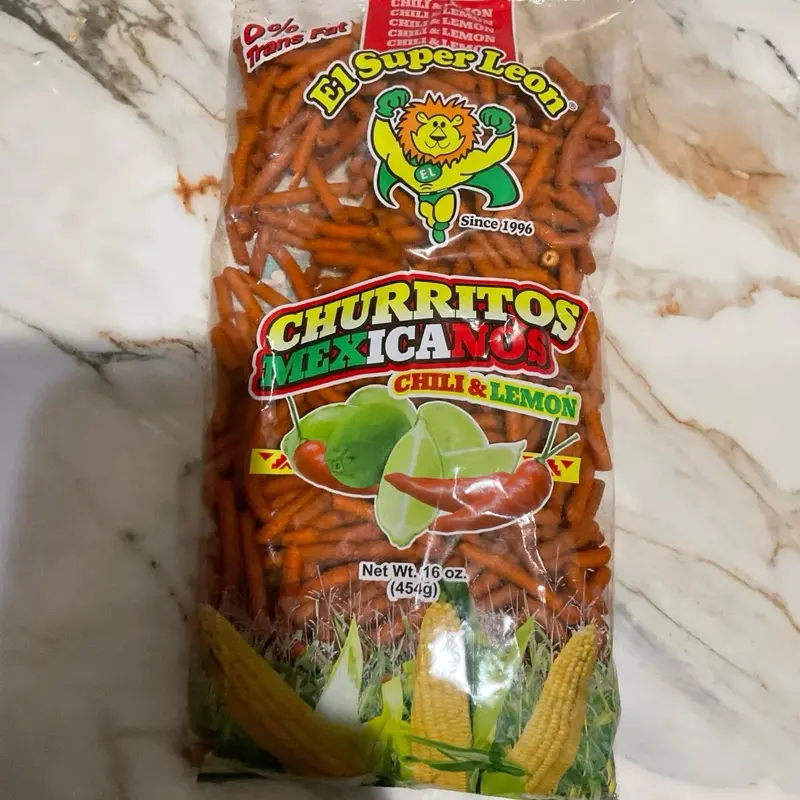 Churritos Mexicanos with lime & chili or natural Churritos Mexicanos with lime & chili or natural