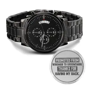 Groomsman Promoted From Wingman to Groomsman – Men's Watch