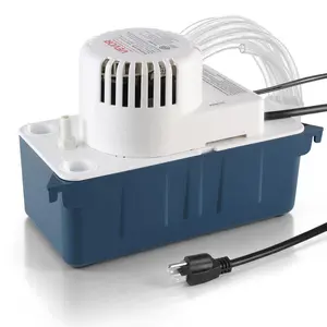 【fathersdaygift】VEVOR Condensate Pump, 1/33 HP, 100 GPH, 22 ft Lift, 115V Automatic Condensation Removal Pump with Safety Switch & 20 ft Tubing, for Air Conditioner, Dehumidifier, HVAC, Furnace, Ice Maker Water Drain