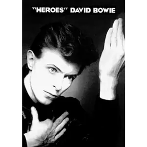 David Bowie Heroes Poster