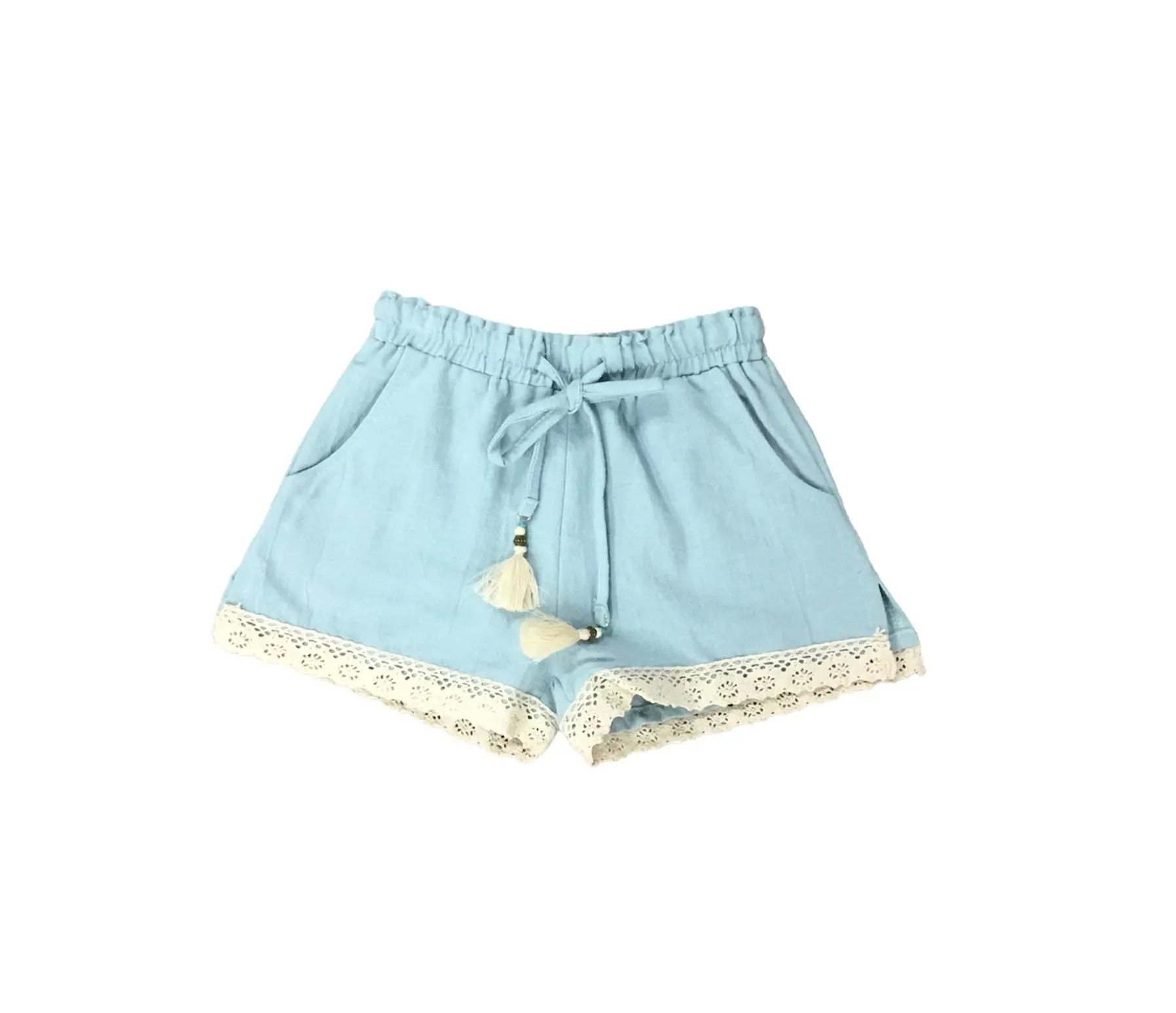 Blue Tassel Short
