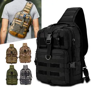 gear versatile outdoor tactical bag backpack slingshot  bag underarm backpack Springtok Multi-functional Big Sling Bag, Molle System, Outdoor Camouflage Large Breast Bag, Weekend Forest Bags Forest Bags, Fall Freshness,Crossbody Sling Travel Backpack for