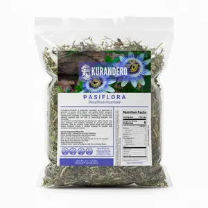 KURANDERO Passionflower Tea 4 oz (113 g) – 100% Natural Hojas de Pasiflora (Passiflora incarnata) – Loose Leaf Herbal Infusion, Non-GMO, Additive-Free, Caffeine-Free, Single Pack