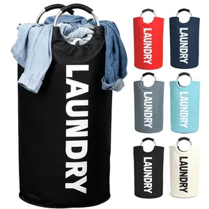 90L Large Laundry Basket,Laundry Hamper,Extra Large DirtyClothes Hamper,Collapsible Waterproof Laundry Basket,SoftFoam Aluminum Handles,Space Saving LaundryOrganizer,Family Bedroom Bathroom Laundry Room,ForWomen Men Teens Kids,#SummerVibes