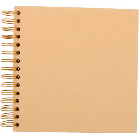 Travel Scrapbook Album 40 Pages (8 x 8 Inch) Brown  Kraft Paper, Photo Album Scrapbook, Memory Book - Ideal for Your Anniversaries Scrapbooking Albums Art & Craft Projects,Christmas Gift Ideas.