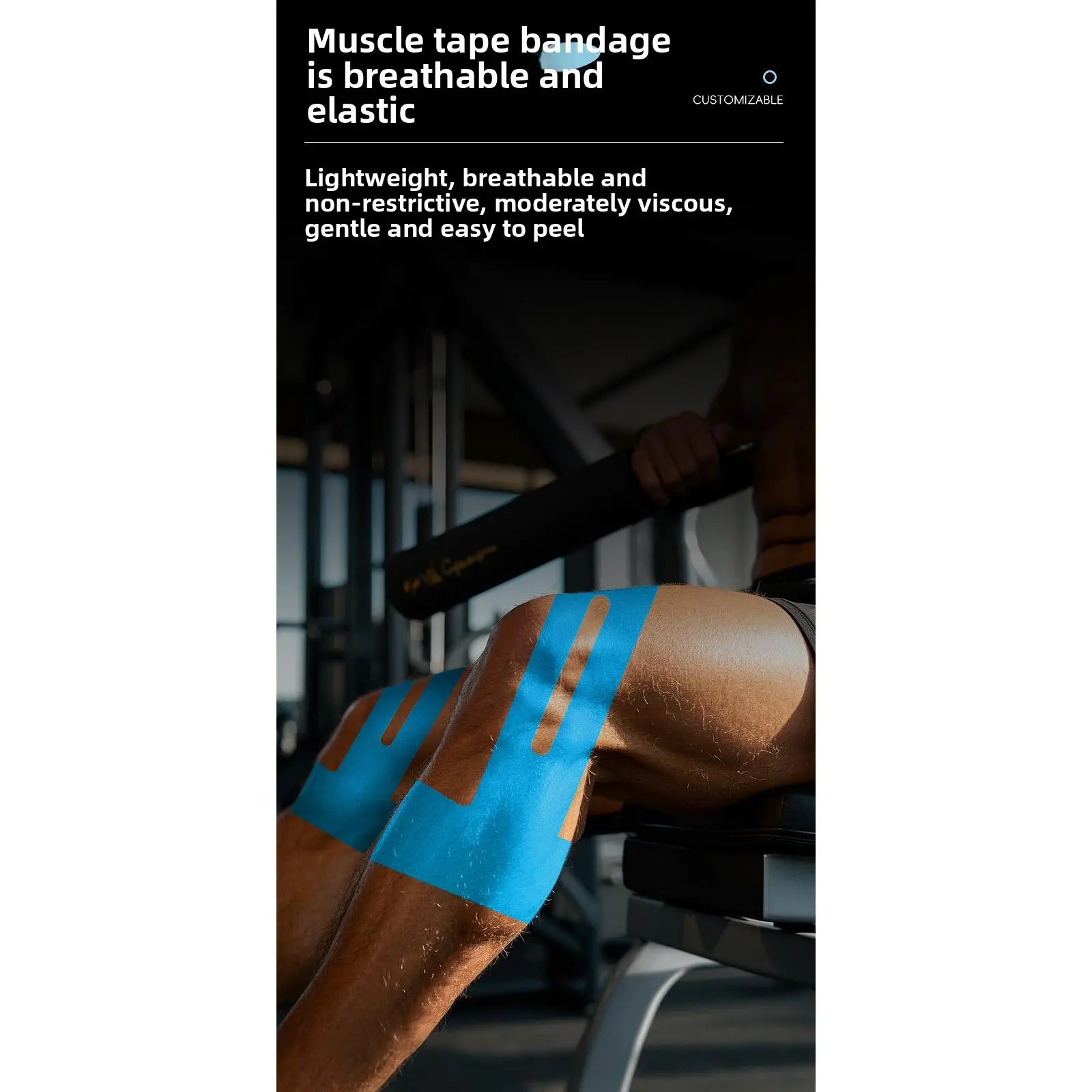 Knee muscle patch Bandage Meniscus protective muscle patch Sports knee ...