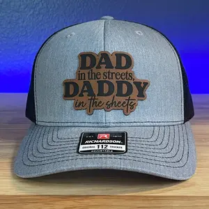 Dad in the Streets, Daddy in the Sheets Leather Patch Hat