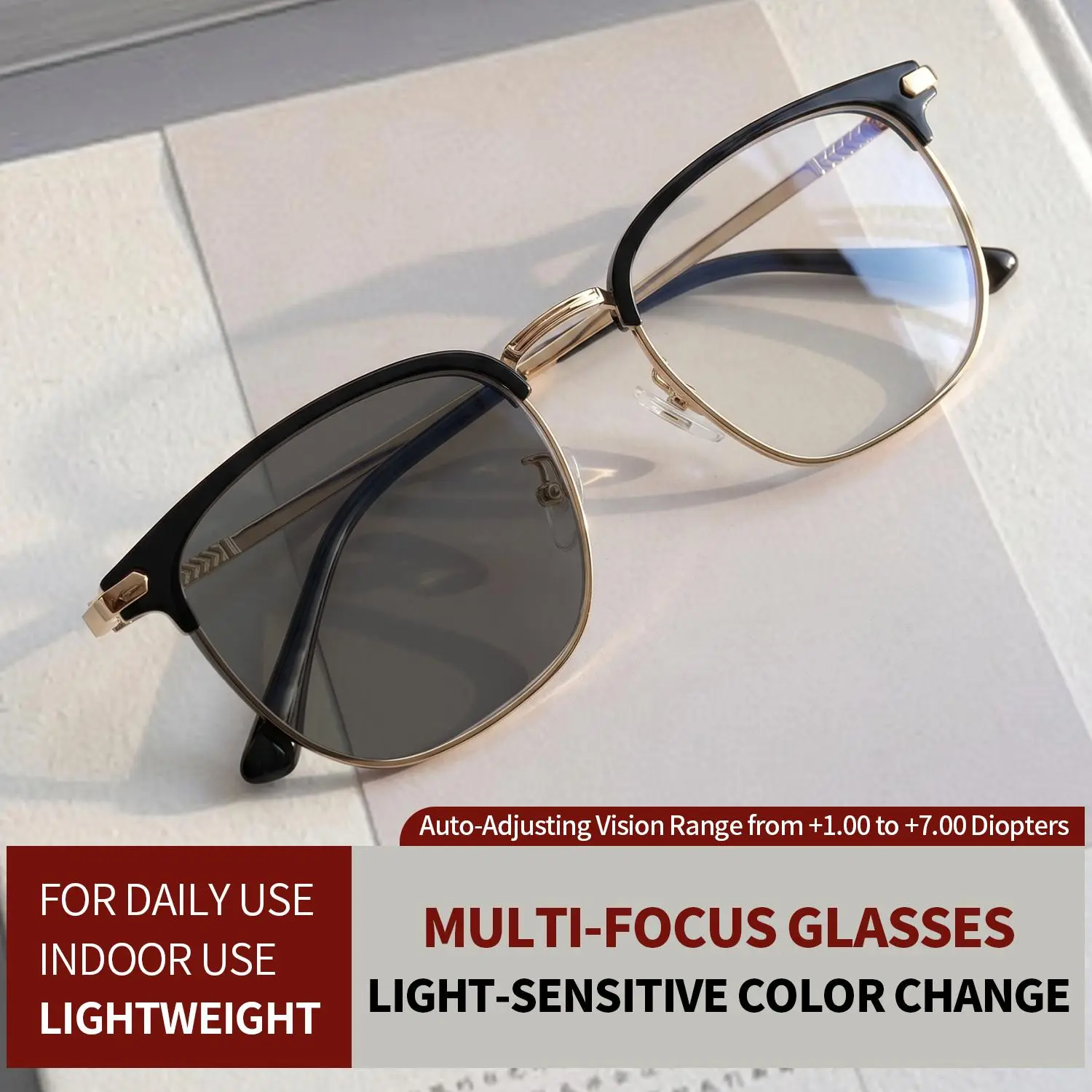 Magnification – Lightweight Anti Eyestrain Eyeglasses for Reading, Phone & Computer Use