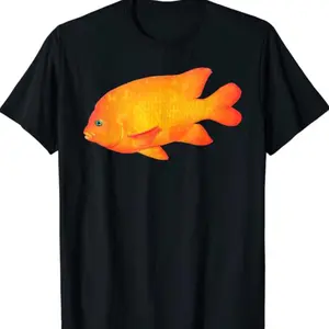 Garibaldi Fish Shirt - State Fish Of California Top for Menswear