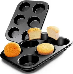 2 Packs Premium Steel Muffin Pan for Baking