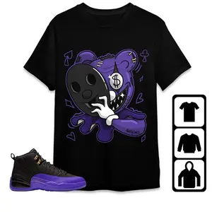 Fake It Til You Make It Unisex Shirt Match Jordan 12 Field Purple Menswear T-Shirt