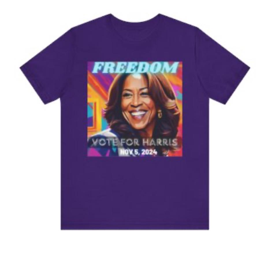 Kamala Harris Freedom Cotton Tee Shirt 2024