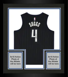 Framed Jalen Suggs Autographed Orlando Magic Black Nike Swingman 2022-2023 City Edition Jersey - Fanatics Authentic Certified