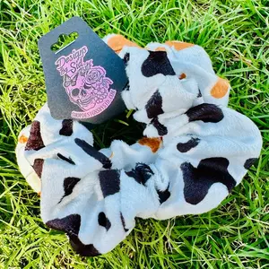 Cow Print Scrunchy 2 Pack