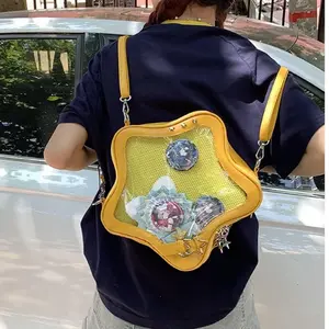 New Ita Bag Backpacks 2024 Popular Transparent School Bag for Women Sweet Chic Star Crossbody Bag Display Autumn Bolsa Сумка