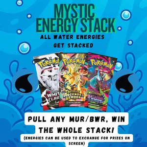 MYSTIC STACK-YOUR-ENERGY POKEMON BOOSTER PACKS