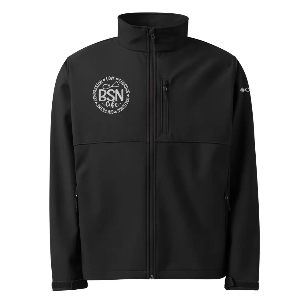 Nurse BSN Life Unisex Columbia Soft Shell Jacket