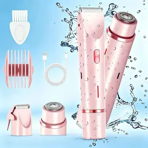2-in-1 Double Head Waterproof High Quality Trimmer Epilators, Wet & Dry Use Hair Removal Tool for Underarm, Leg, Arm, Body, Epilator Hair Remover, Body Hair ShaverElectric Hair Removal Tool, 1 Box