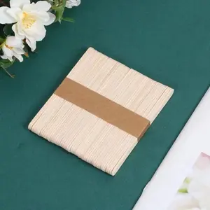 50 ice cream sticks wooden sticks homemade popsicles food grade wooden sticks primary color wooden popsicle sticks disposable ice cream sticks household