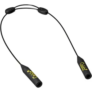 Cablz Zipz Adjustable Eyewear Retainer |   Adjustable, Lightweight, Low Profile, Off-The-Neck Eyewear Retainer Strap |   Black