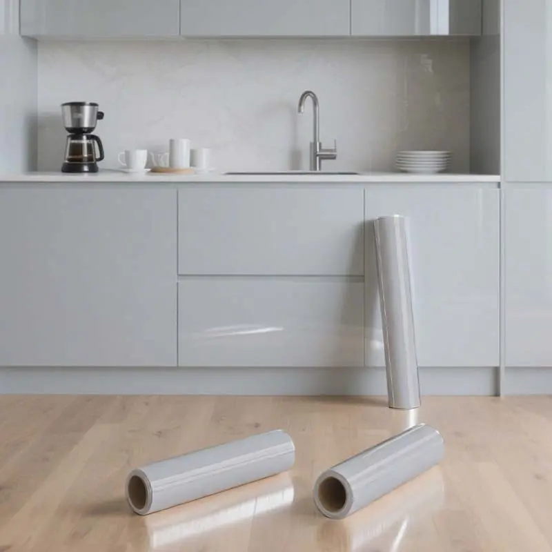 Luxurious Glossy Solid Color Self-Adhesive Wallpaper, Easy to Install and Clean, Perfect for Kitchen Countertops and Living Room Walls, Ideal for Home Decorating and Holiday Decor, Decorative Wallpaper