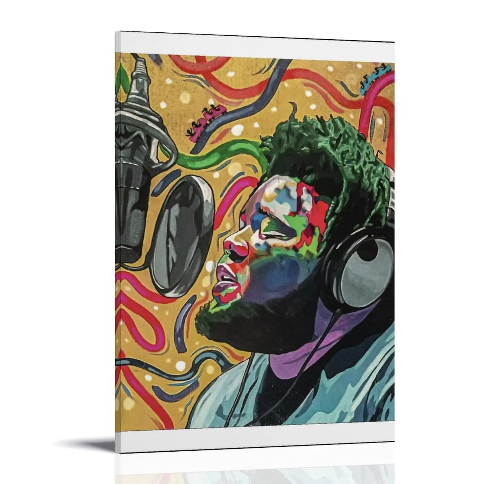 BABEJ-Rod Wave Beautiful Mind Album Posters Music Album Cover Posters Canvas Wall Art High-Resolution Vintage Band & Artist Prints for Room
