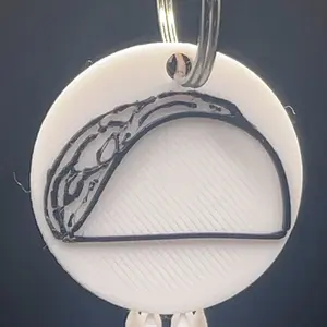 Taco Stand (1) NFC Keychain – One Tap, Más Tacos