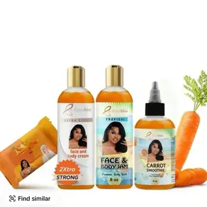 Glow boost Byenblan Carrot Face and Body Cream and the Body Smoothie set