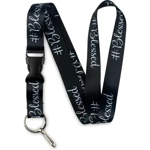 Themed Lanyard for , ID Badges, and Accessories -  Lanyard with Quick Release Buckle and Flat Ring.