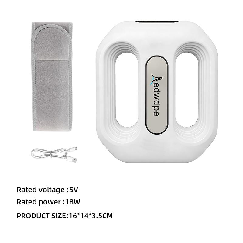 Portable wireless electric massager, fascia massage ring, USB charging, three modes, compact and lightweight, multiple massage methods, suitable for use before, during and after exercise